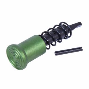 Guntec USA Green AR-15 Forward Assist Assembly with Spring and Pin.