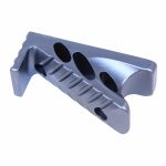 Guntec USA Anodized Grey Micro Angle Grip with Ergonomic Design.