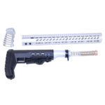 AR-15 Ultralight Series Complete Furniture Set (Anodized Clear)