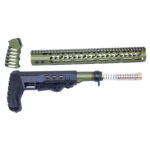AR-15 Ultralight Series Complete Furniture Set (Anodized Green)