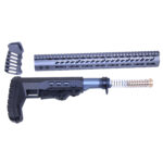 AR-15 Ultralight Series Complete Furniture Set (Anodized Grey)