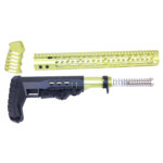 AR-15 Ultralight Series Complete Furniture Set (Anodized Neon Yellow)