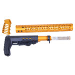 AR-15 Ultralight Series Complete Furniture Set (Anodized Orange)