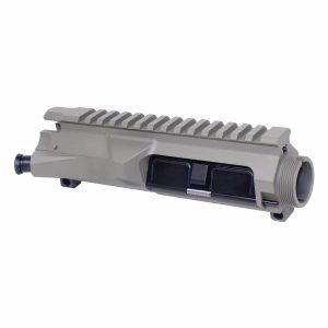 AR-15 billet upper receiver in Flat Dark Earth with Picatinny rail.