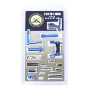 AR-15 Builders Kit With Ambi Safety (Anodized Blue)