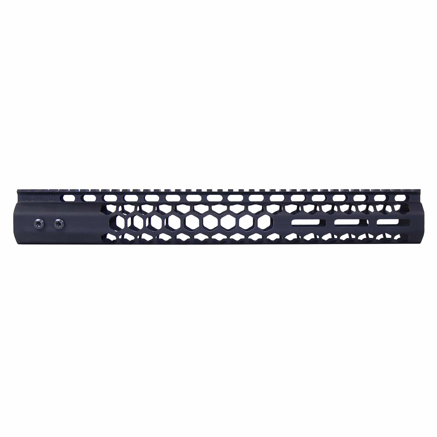 15" Air Lite Series 'Honeycomb' M-LOK Free Floating Handguard With Monolithic Top Rail (.308 Cal) (Anodized Black)
