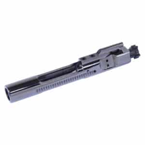 High-grade steel bolt carrier group with precision machining and durable coating.