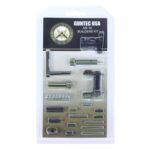 Guntec USA AR-15 Builders Kit with Ambi Safety in Anodized Green.
