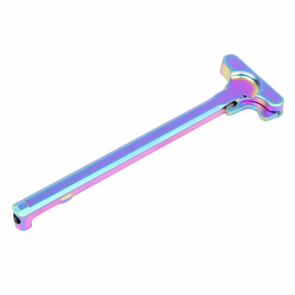 AR-15 Charging Handle (Matte Rainbow PVD Coated)