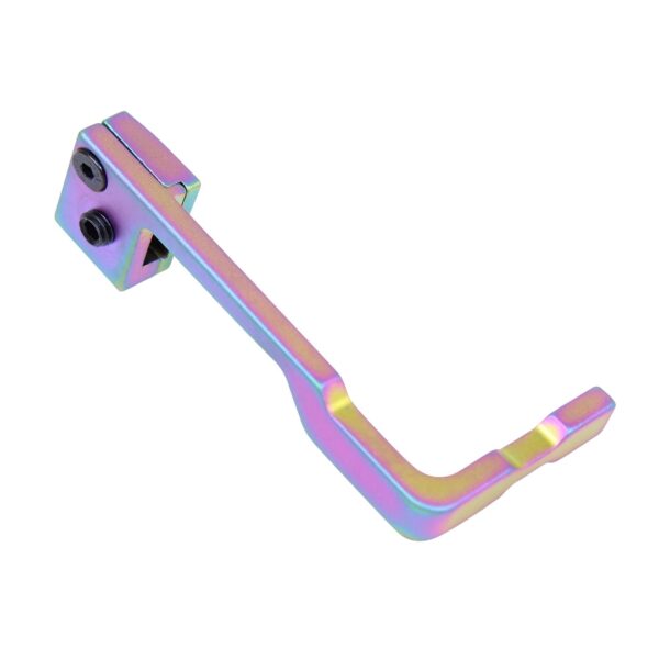 AR-15 Extended Bolt Catch Release (Matte Rainbow PVD Coated)