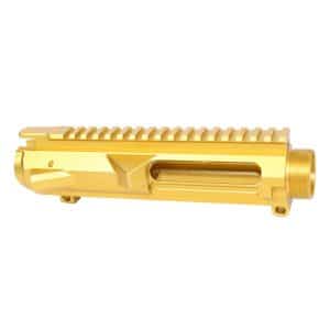 AR .308 Cal Stripped Billet Upper Receiver (Gen 2) (Anodized Gold)