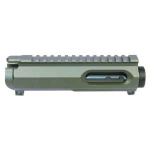 AR-15 9mm Dedicated Stripped Billet Upper Receiver (Anodized Green)
