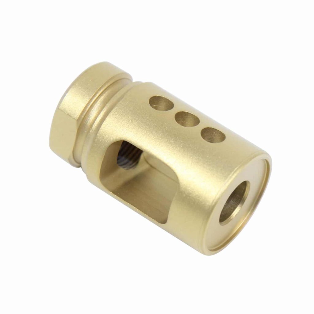 AR-15 Micro Comp Steel Compensator (Tin Coated)