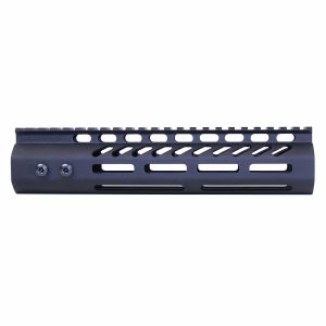 9 Guntec USA M-LOK Free Floating Handguard for .308 Caliber, Anodized Black.