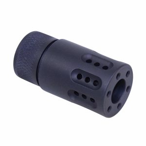 AR 9mm Mini Slip Over Barrel Shroud With Multi Port Muzzle Brake (Anodized Black)