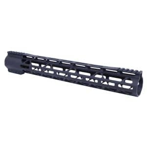 AR-308 15" AIR-LOK Series M-LOK Compression Free Floating Handguard With Monolithic Top Rail (Gen 2) (Anodized Black)