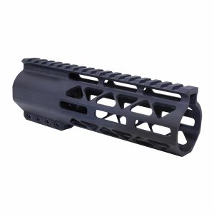 7" AIR-LOK Series M-LOK Compression Free Floating Handguard With Monolithic Top Rail (.308 Cal) (Anodized Black)