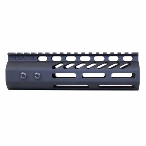 Guntec USA 7-inch M-LOK Free Floating Handguard for .308, Anodized Black.