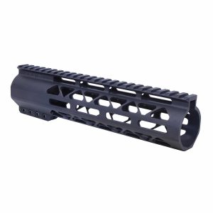 Guntec USA 9-inch black M-LOK .308 handguard with monolithic top rail.