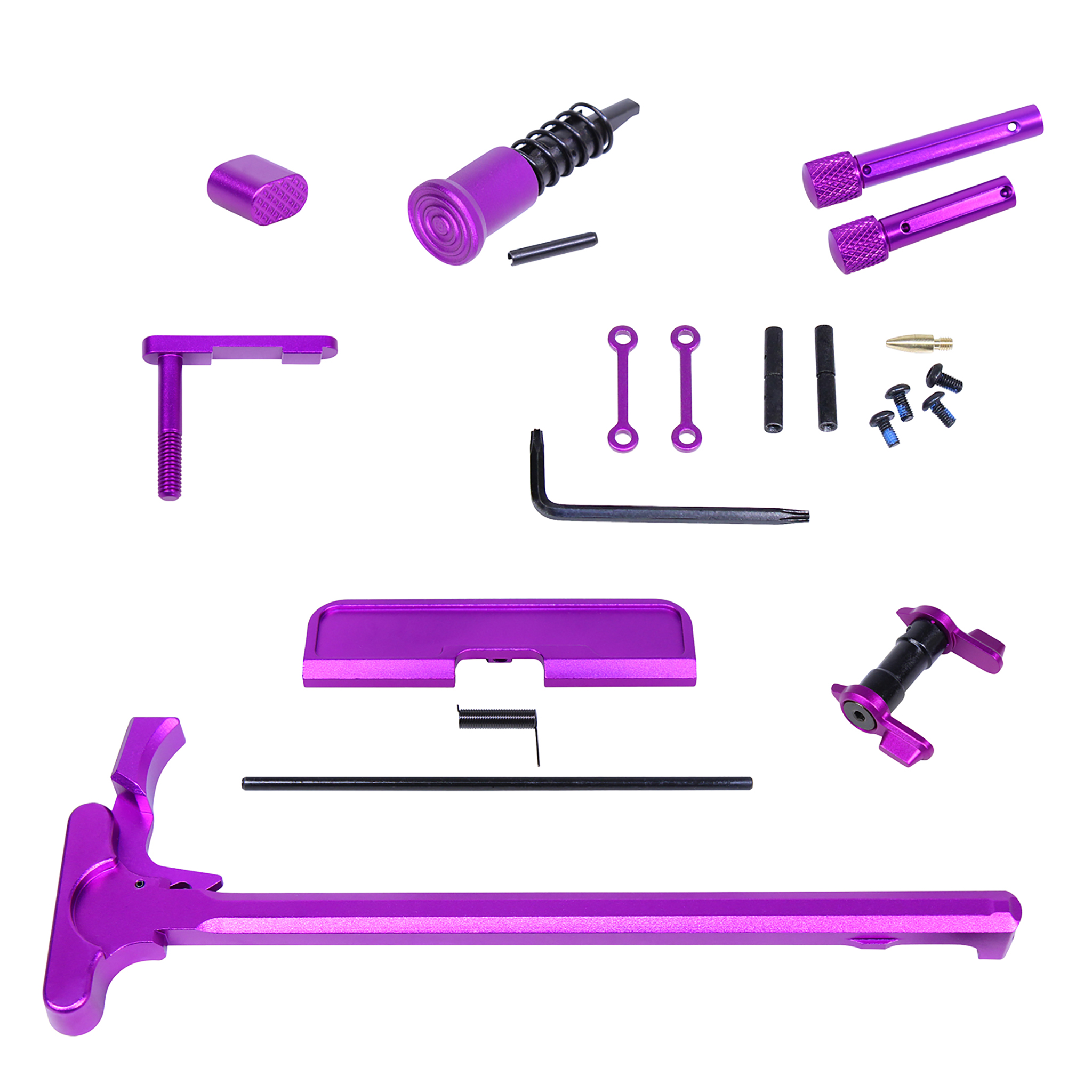 ACC-KIT-308-PURPLE_TT AR .308 Cal Accent Kit (Anodized Purple) - Image 1