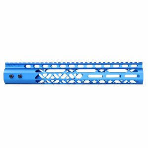 12" Air Lite M-LOK Free Floating Handguard With Monolithic Top Rail (Anodized Blue)