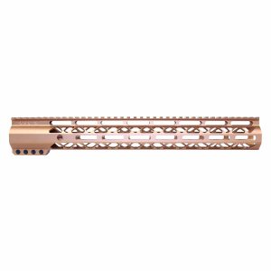 15" Air-LOK Series M-LOK Compression Free Floating Handguard With Monolithic Top Rail (Anodized Bronze)