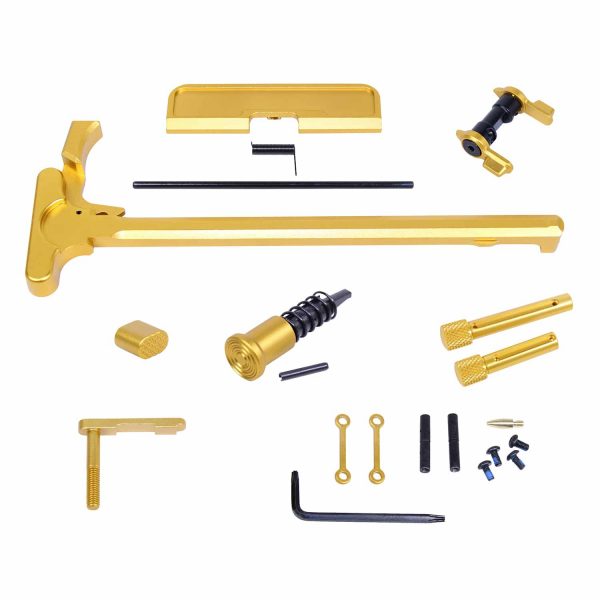 AR .308 Rifle Accent Kit in Anodized Gold by Guntec USA.