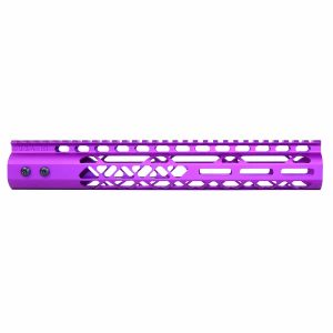 Purple 12 Guntec USA M-LOK Handguard with Monolithic Top Rail.