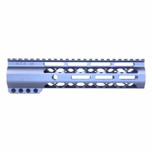 9" AIR-LOK Series M-LOK Compression Free Floating Handguard With Monolithic Top Rail (Anodized Grey)