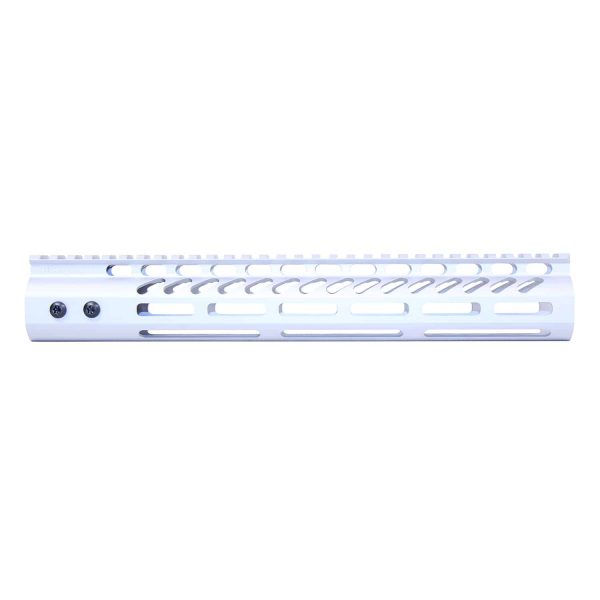 12 Guntec USA White M-LOK Free Floating Handguard with Top Rail.