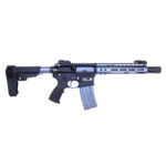 9" Ultra Lightweight Thin M-LOK System Free Floating Handguard With Monolithic Top Rail (Anodized Grey) - Image 2