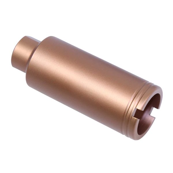 AR-15 Slim Line Cone Flash Can (Anodized Bronze)