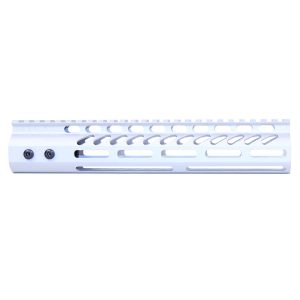 10" Ultra Lightweight Thin M-LOK System Free Floating Handguard With Monolithic Top Rail (Anodized Clear)
