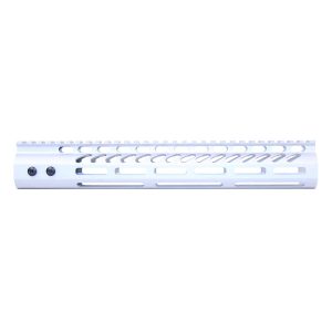 12" Ultra Lightweight Thin M-LOK System Free Floating Handguard With Monolithic Top Rail (Anodized Clear)