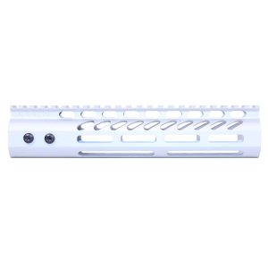 9" Ultra Lightweight Thin M-LOK System Free Floating Handguard With Monolithic Top Rail (Anodized Clear)
