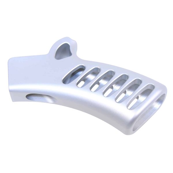 Ultralight Series Skeletonized Aluminum Featureless Grip (Anodized Clear) (NY/CA Compliant)