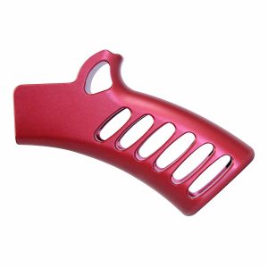 Ultralight Series Skeletonized Aluminum Featureless Grip (Anodized Red) (NY/CA Compliant)