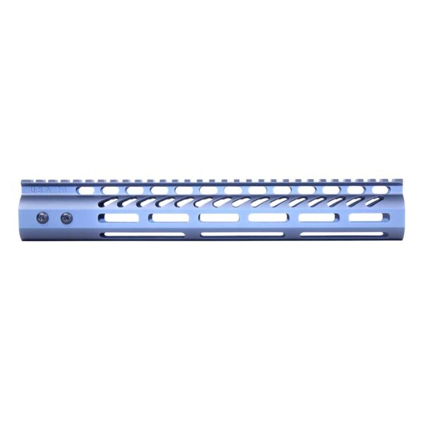 12 Guntec USA M-LOK handguard in grey with monolithic top rail.