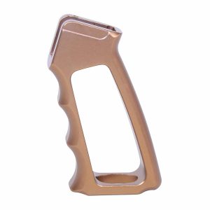 Bronze anodized aluminum pistol grip, Gen 2, ergonomic and lightweight.