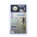 Guntec USA AR-15 Builders Kit with Matte Rainbow PVD Coated Ambi Safety.