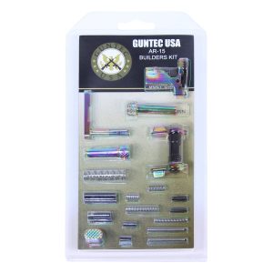 Guntec USA AR-15 Builders Kit with Rainbow PVD Coated Ambi Safety.