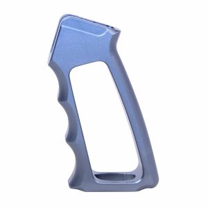 Gen 2 Ultralight Anodized Grey Aluminum Pistol Grip by Guntec USA.