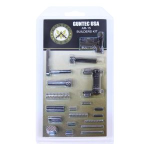 Guntec USA AR-15 builders kit with Ambi Safety in Black Chrome.