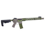 15" AIR-LOK Series M-LOK Compression Free Floating Handguard With Monolithic Top Rail (Gen 2) (Anodized Green) - Image 2