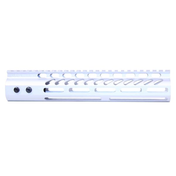 10" Ultra Lightweight Thin M-LOK System Free Floating Handguard With Monolithic Top Rail (Unfinished)