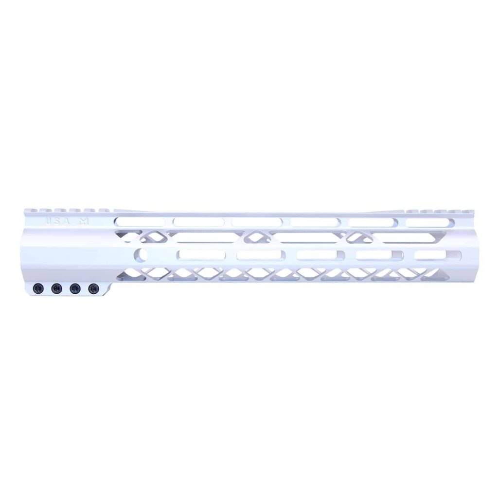 12" AIR-LOK Series M-LOK Compression Free Floating Handguard With Monolithic Top Rail (Gen 2) (Anodized Clear)