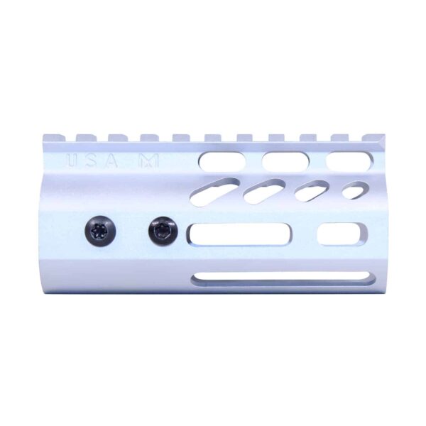 4" Ultra Lightweight Thin M-LOK Free Floating Handguard With Monolithic Top Rail (Unfinished)