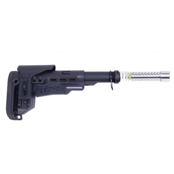 AR 9mm Cal M.C.S Stock (Multi Caliber Collapsible Stock) W/ Adjustable Cheek Riser