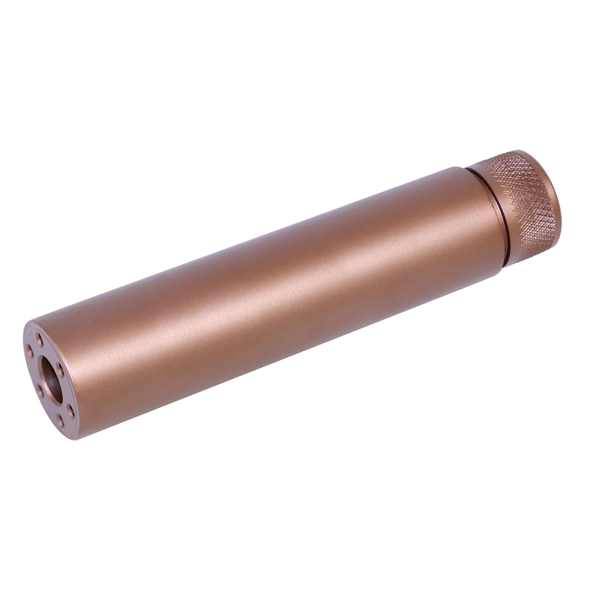 ar-15-fake-suppressor-bronze-5.5inch_tt AR-15 5.5'' Fake Suppressor (Anodized Bronze) - Image 1
