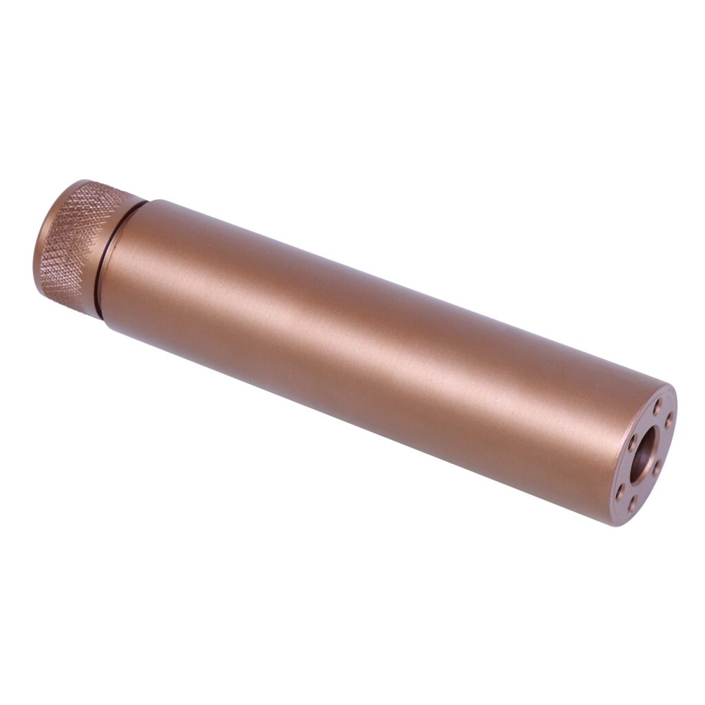AR-15 5.5 Inch Fake Suppressor Anodized Bronze for 556/223